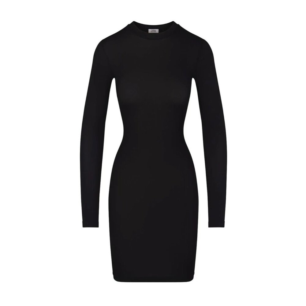CHAM Long Sleeve Mini Dress in Black